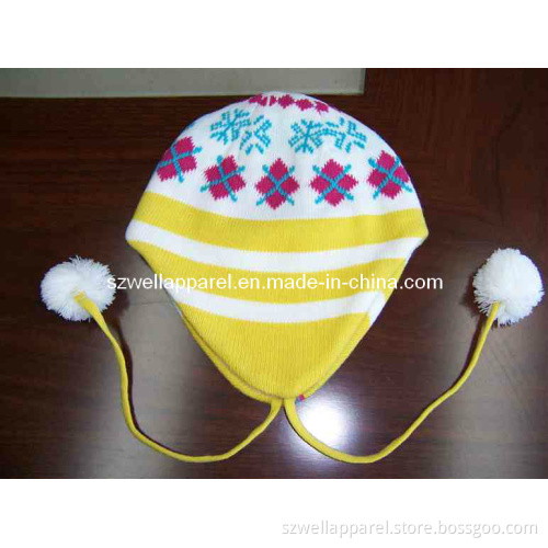 Girl's Knitted Hat (SZWA-0317)